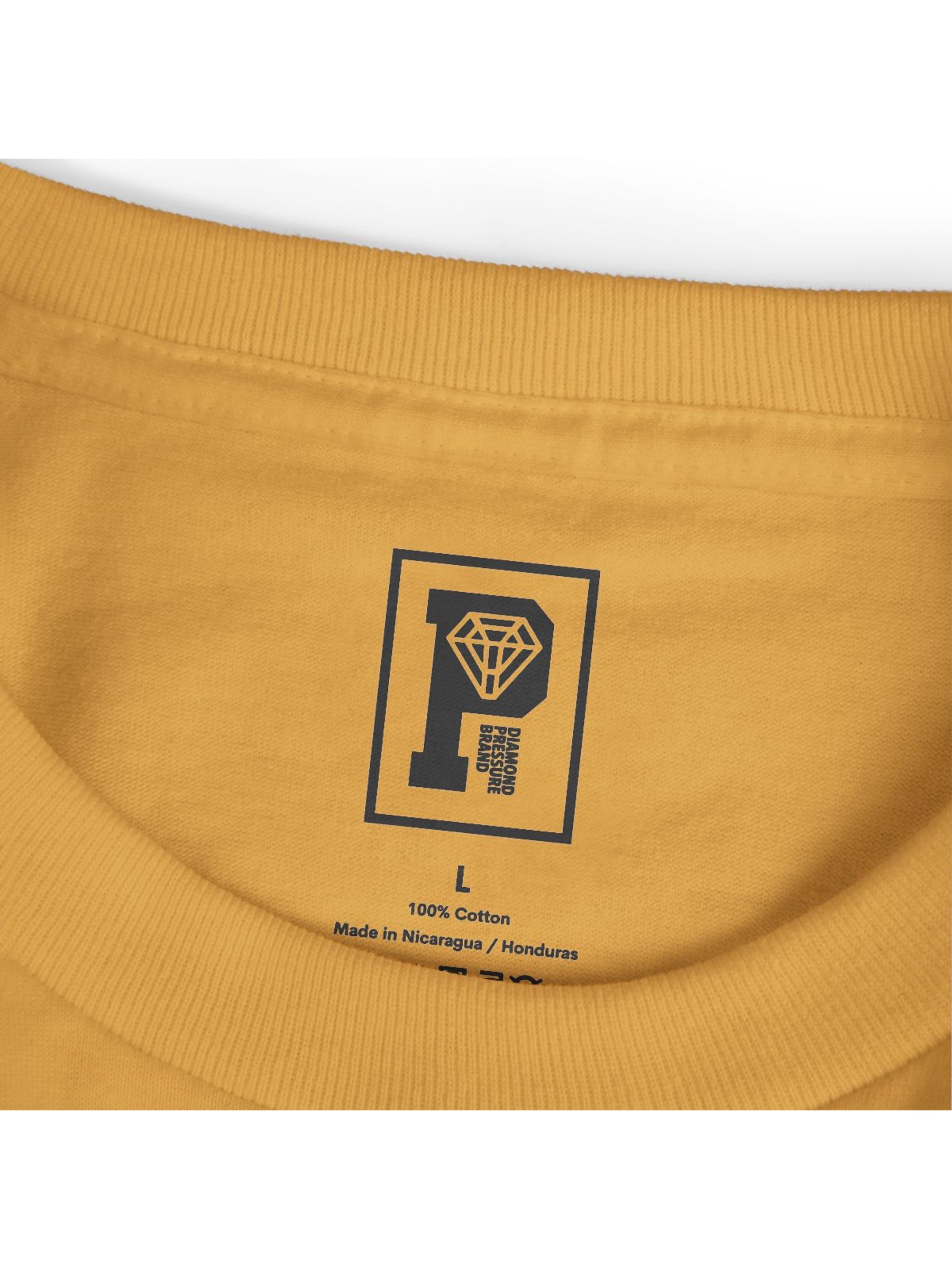 Unlimited Tee Faded Mustard detail product image
